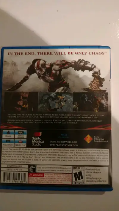 God of War Remastered para PS4 en buen estado - miniatura 2