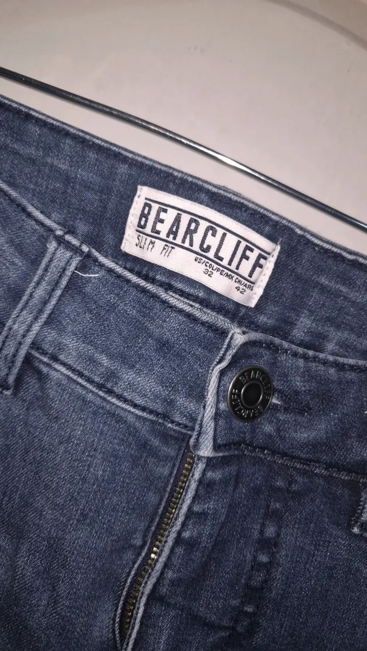 Jeans Bearcliff Slim Fit Azul Mujer 42 - 2