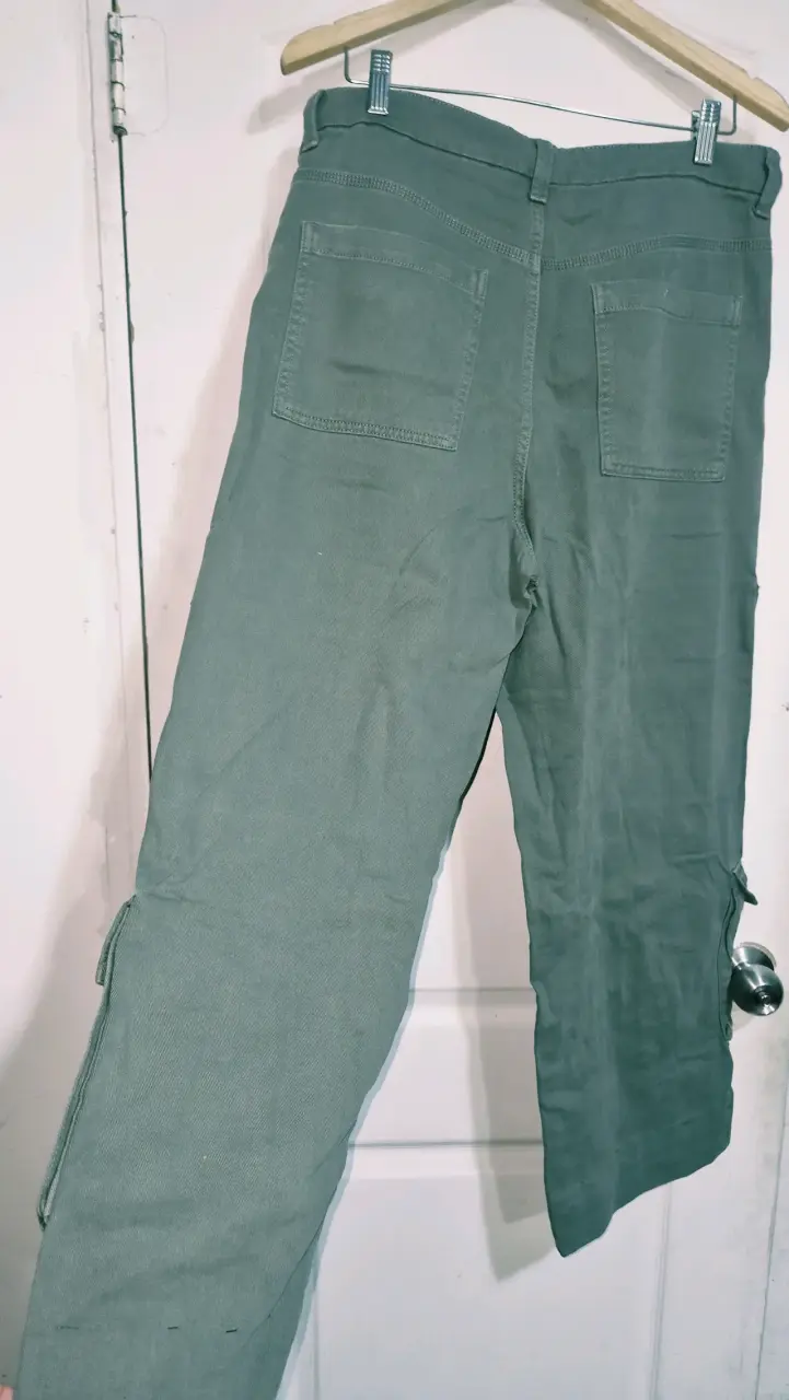Pantalones cargo verdes H&M 40 - 3