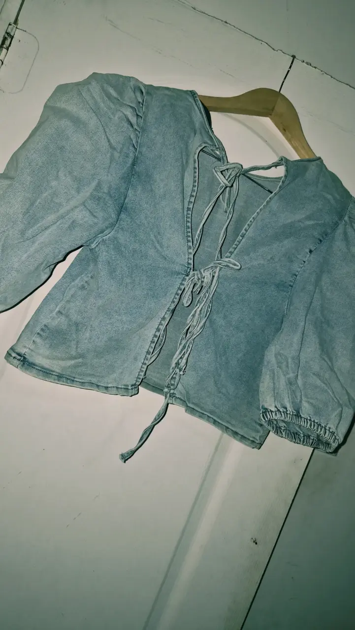 Blusa de mezclilla M - 2