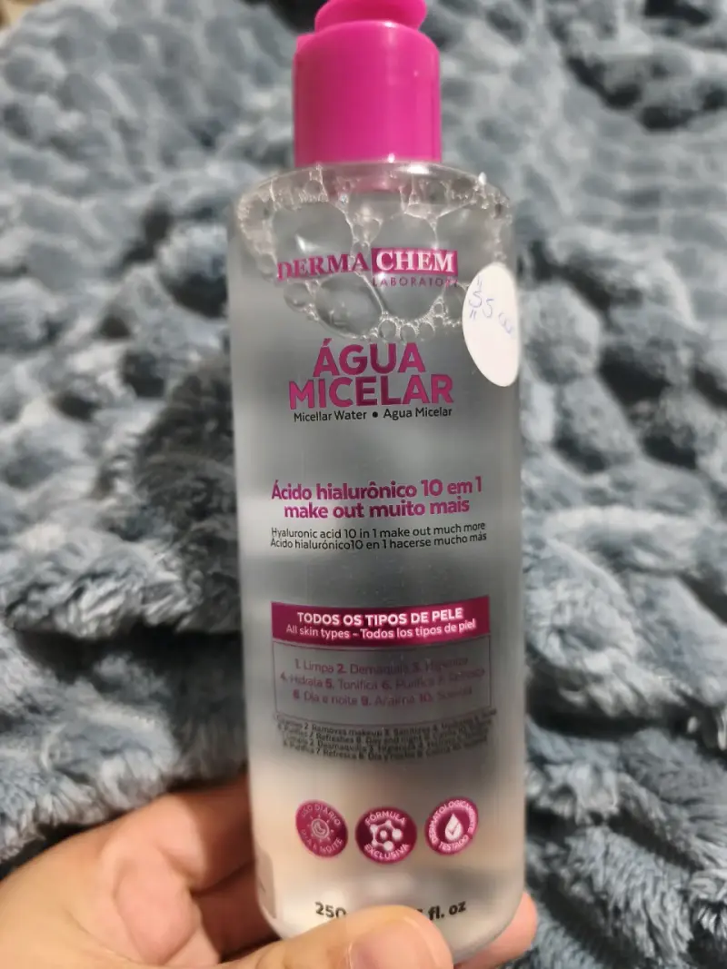 Agua Micelar Dermachem con Ácido Hialurónico 250ml - 2