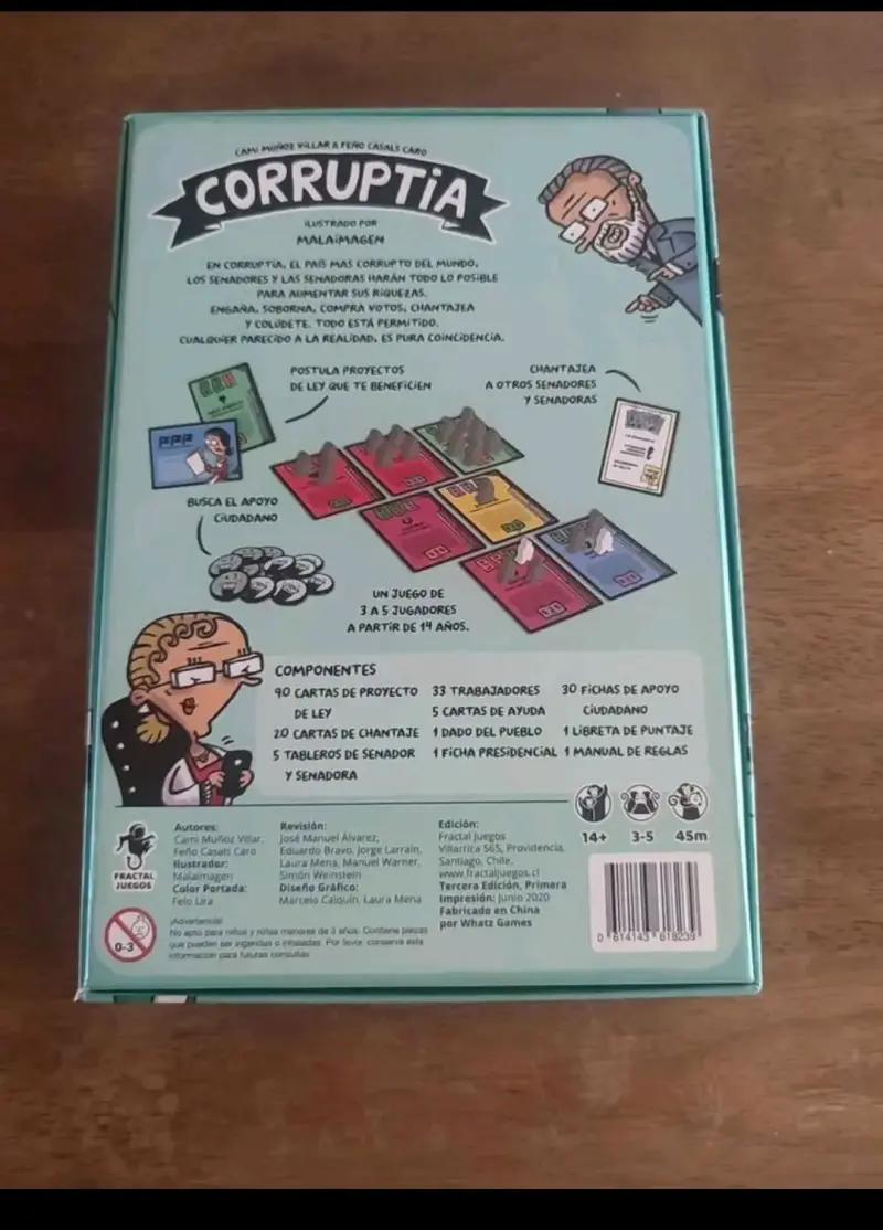 Juego de Mesa Corruptia Fractal Juegos - 2