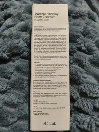 Limpiador Facial Espumoso Hidratante Matcha - miniatura 3