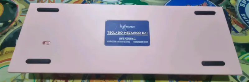 Teclado mecánico rosa Pegasum Kai USB C - 3