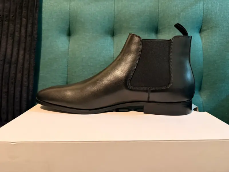 Botines Chelsea de cuero negro Aldo - 3