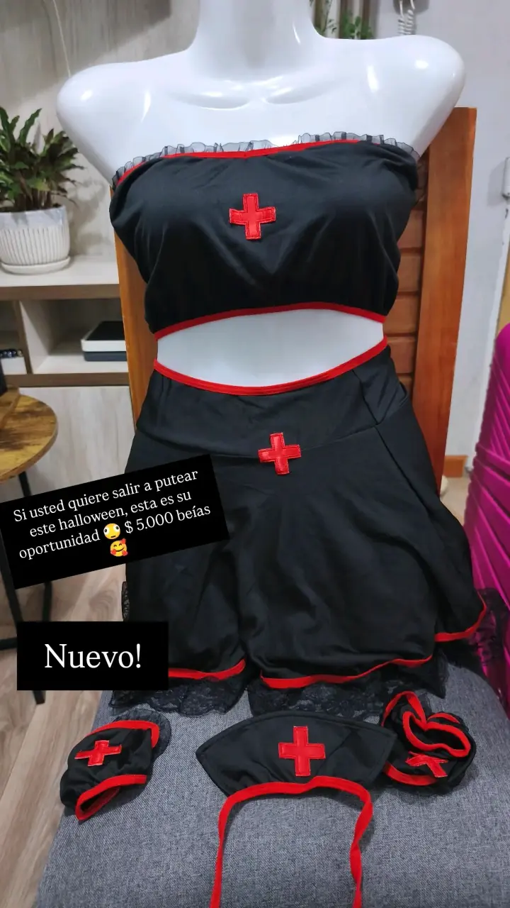 Disfraz de enfermera sexy para Halloween