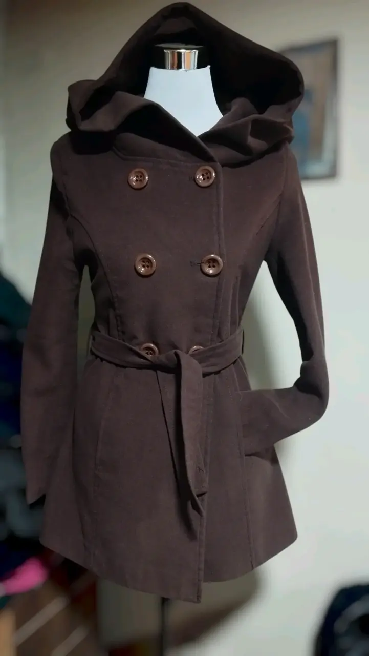 Abrigo XS color chocolate