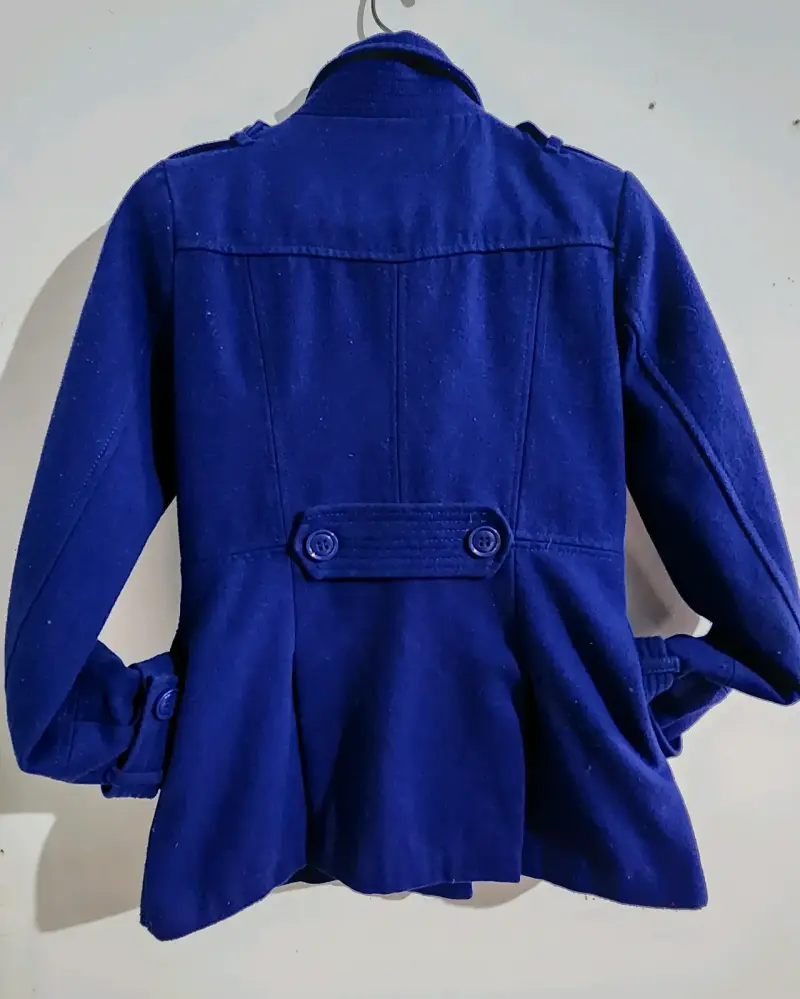 Abrigo azul mujer talla XS - 2