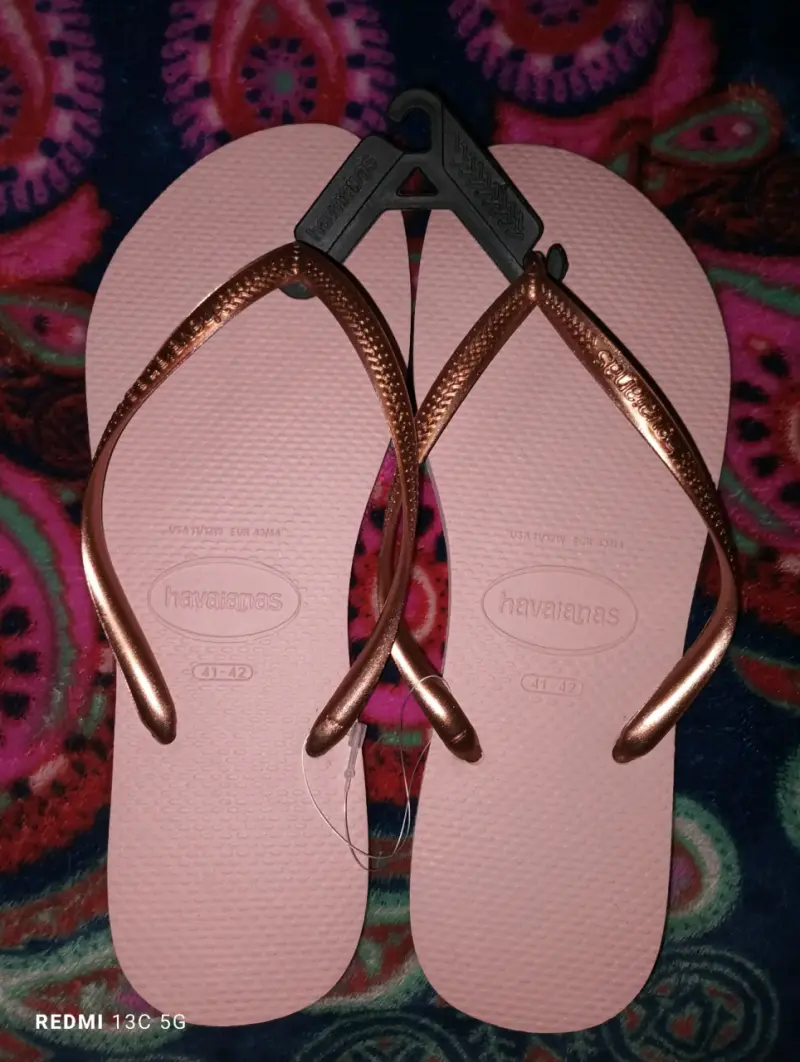 Sandalias Havaianas modelo Slim Rosa Ballet