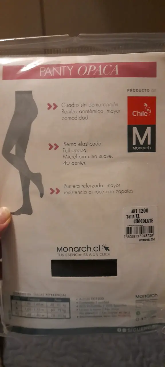 Panty opaca Monarch microfibra color chocolate - 2