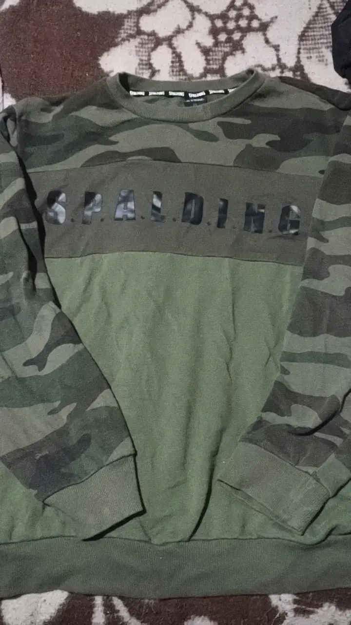 Polerón camuflado Spalding verde militar - 1
