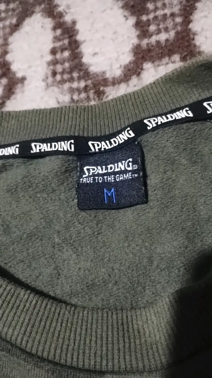 Polerón camuflado Spalding verde militar - 2