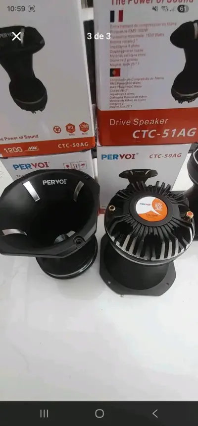 Parlantes de compresión Pervoi CTC-51AG 800W - miniatura 1