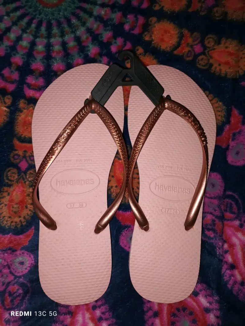 Sandalias Havaianas modelo Slim Rosa Ballet