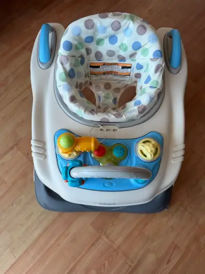 Andador de bebé Infanti con juguetes interactivos - miniatura 3