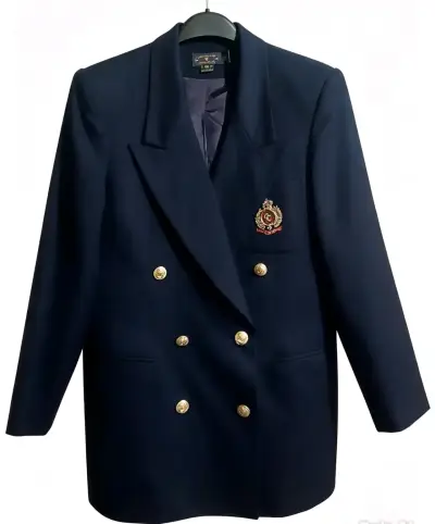 Blazer azul marino con botones dorados - miniatura 1