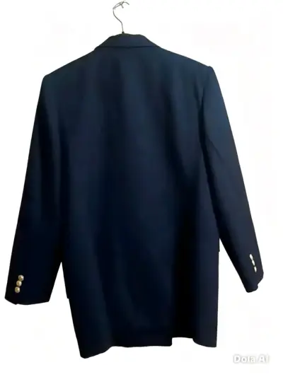 Blazer azul marino con botones dorados - miniatura 2