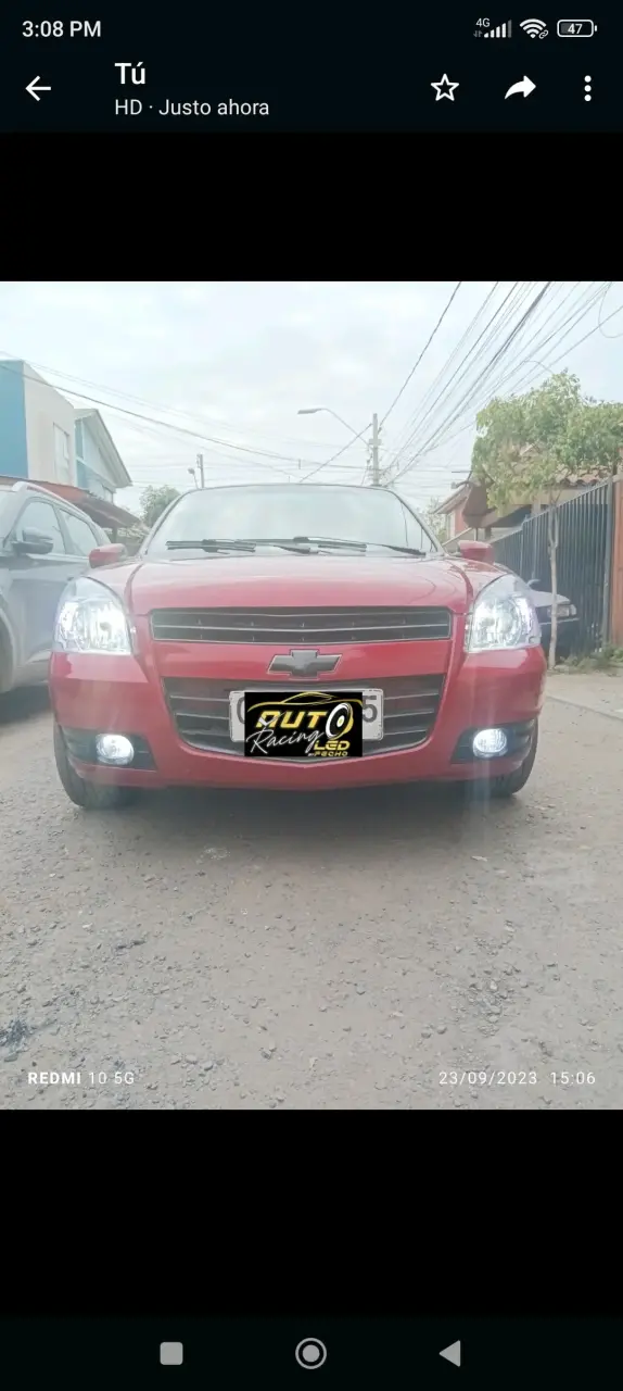 Luces LED para auto instalado - 1
