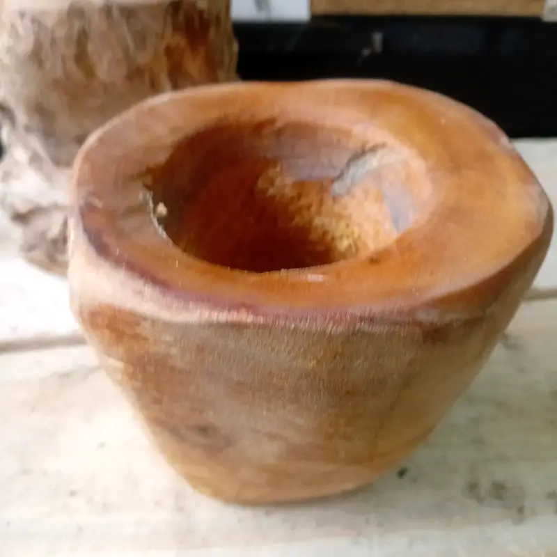mate de madera de picoyo milenario - 1