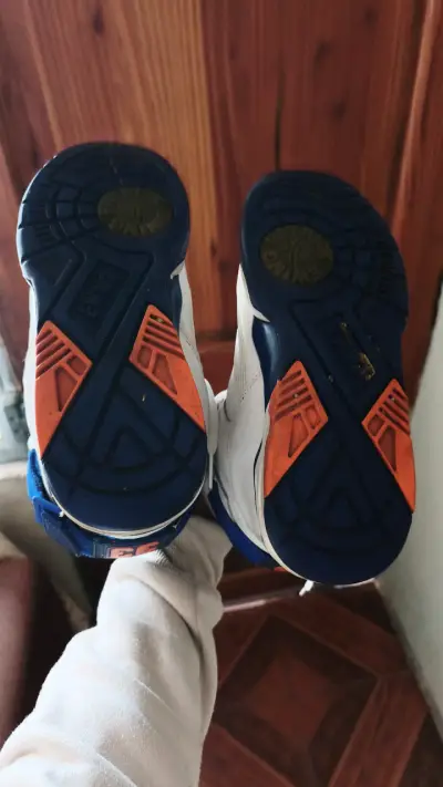 Zapatillas  Patric Ewing blancas y azules - miniatura 3