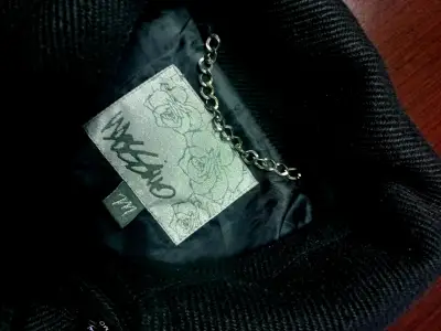 Abrigo negro de lana para mujer Mossimo - miniatura 3