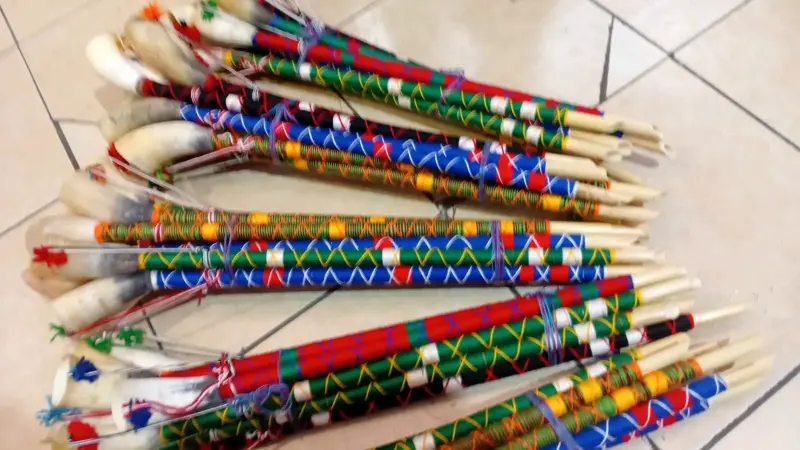 trutruka mapuche 30 cms diámetro - 2