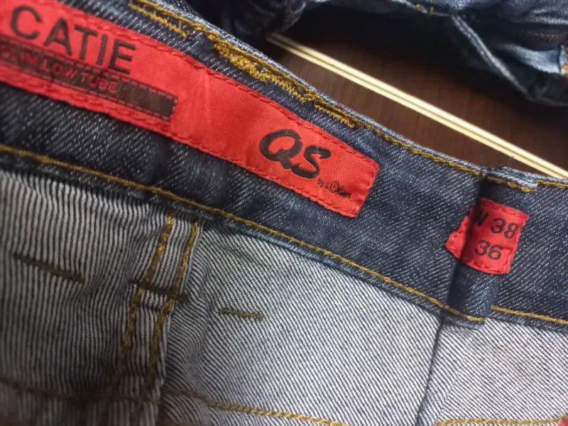 Jeans azul oscuro Catie para mujer - 4