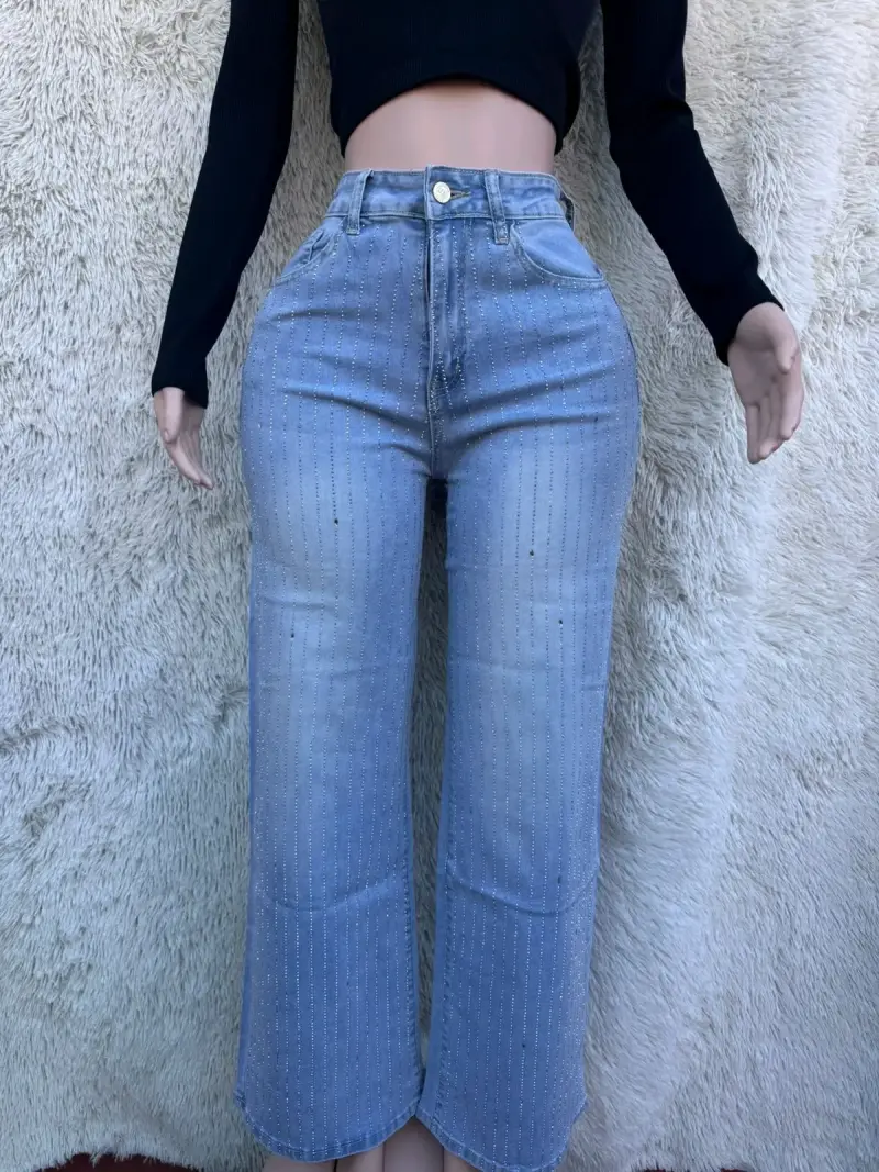 Jeans de mujer con detalles brillantes - 5