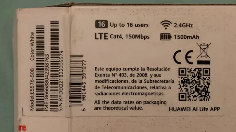 Router Huawei Mobile WiFi LTE Cat4 - 2