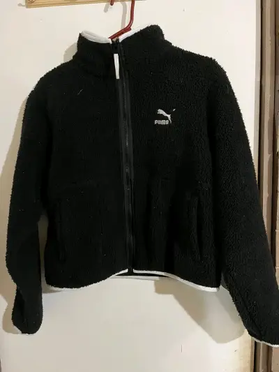 Chaqueta de polarnegra Puma para mujer - miniatura 1