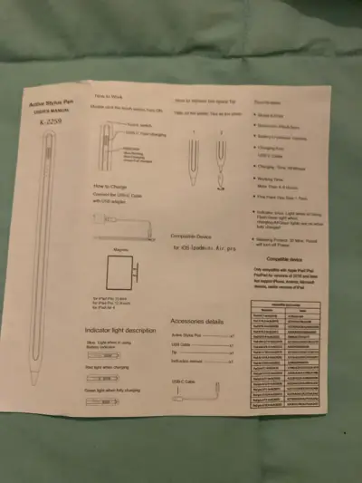 Lápiz Stylus Activo para iOS iPad Mini Air Pro - miniatura 2