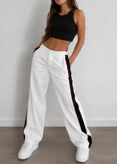 Pantalón sastrero blanco - miniatura 1