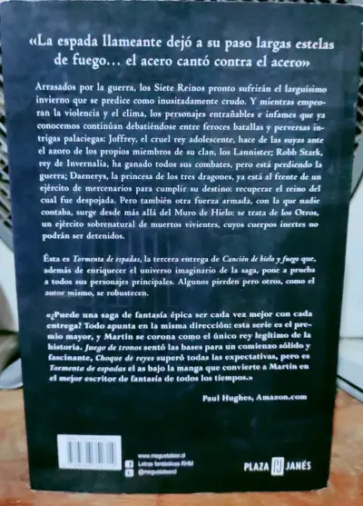 Libro Tormenta de Espadas de George R.R. Martin - miniatura 2