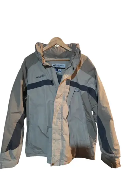 Chaqueta Columbia Sportswear beige impermeable - miniatura 1