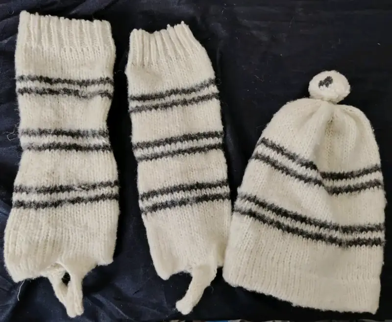 Gorro y calcetas chilotas