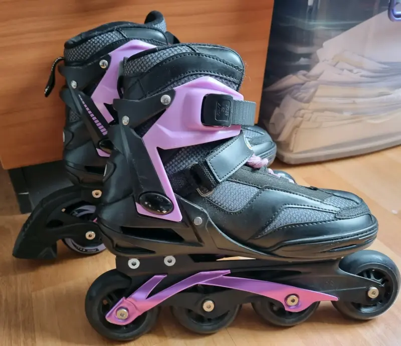 Patines en línea hook morados 38-40 - 2