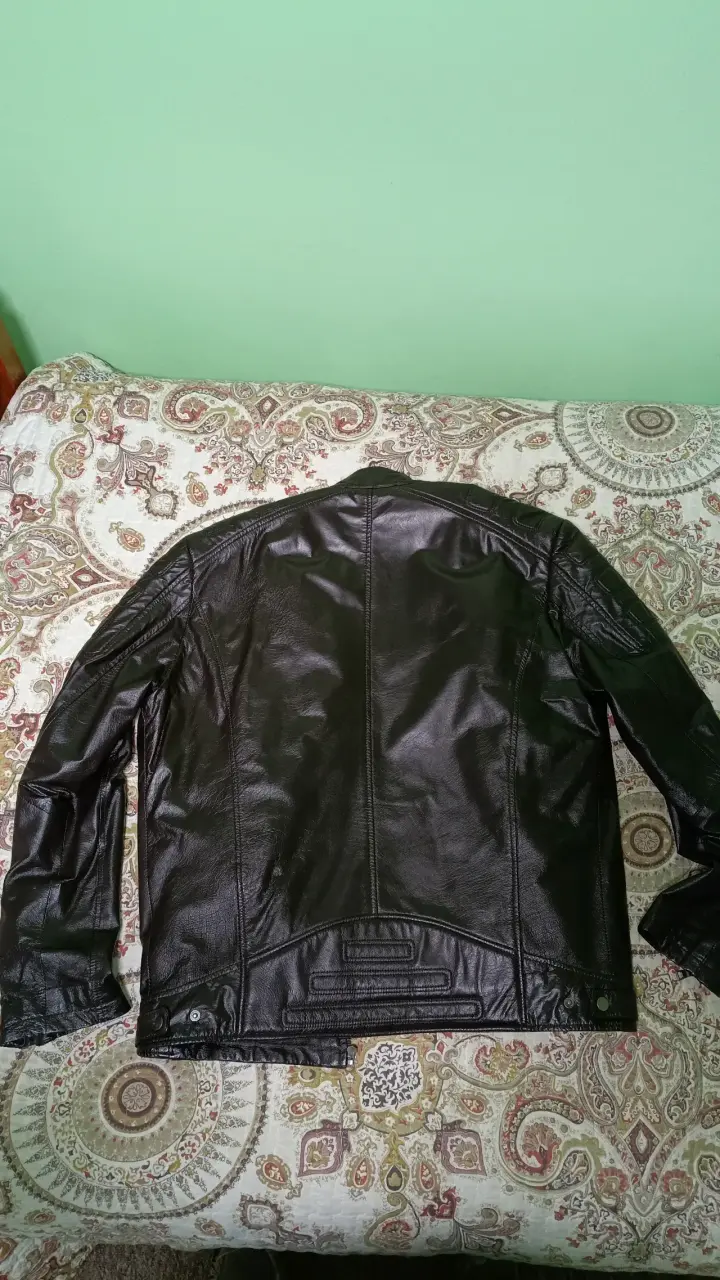 Chaqueta 100% cuero café para hombre Todopiel - 2