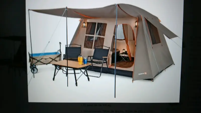 Carpa para 6 personas con avance y ventilación - 2