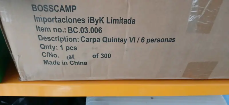 Carpa para 6 personas con avance y ventilación - 6