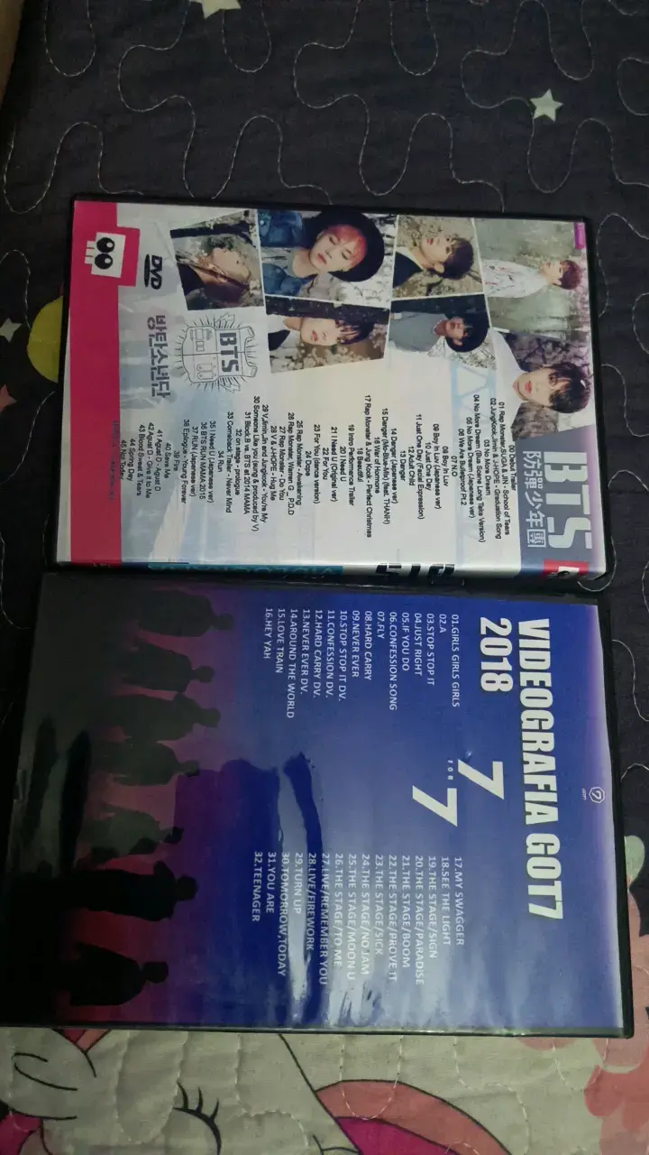 DVDs de videografía BTS y GOT7 - 2