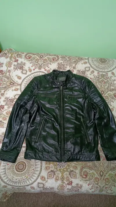 Chaqueta 100% cuero negra para hombre Todopiel - miniatura 1