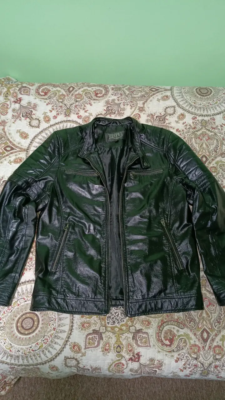 Chaqueta 100% cuero negra para hombre Todopiel - 2