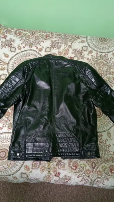 Chaqueta 100% cuero negra para hombre Todopiel - miniatura 4