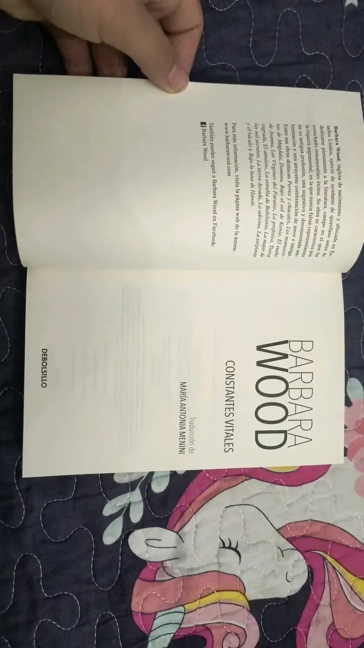 Libro Constantes Vitales de Barbara Wood - 5