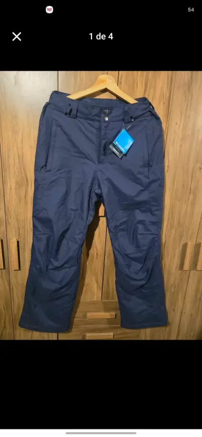 Pantalones Columbia azul impermeables Talla M - miniatura 1