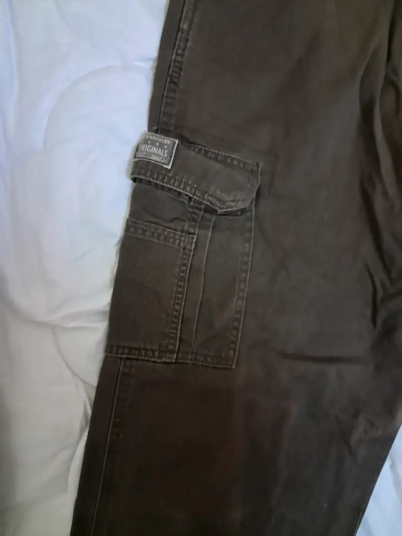 Pantalones cargo marrones Wrangler - 3