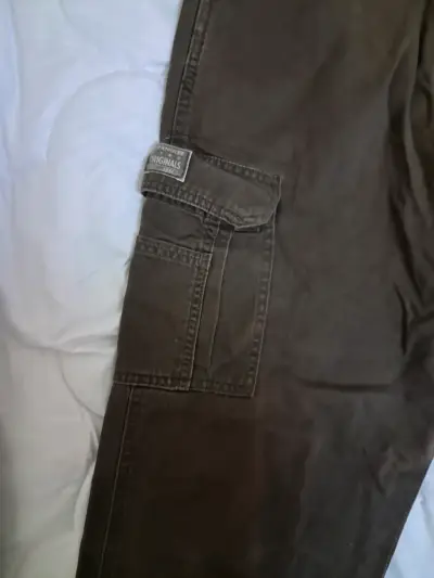 Pantalones cargo marrones Wrangler - miniatura 3