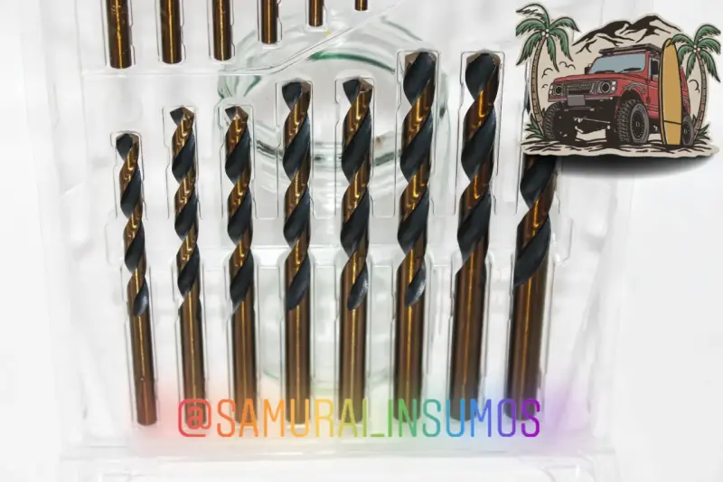 Kit 19 En 1 Juego Brocas Metal-Madera-PVC AceroHSS - 4