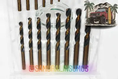 Kit 19 En 1 Juego Brocas Metal-Madera-PVC AceroHSS - miniatura 4