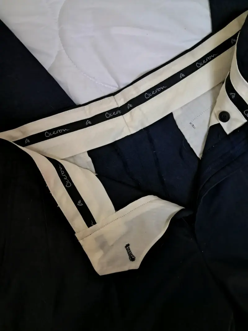 Pantalones de vestir negros para hombre - 2